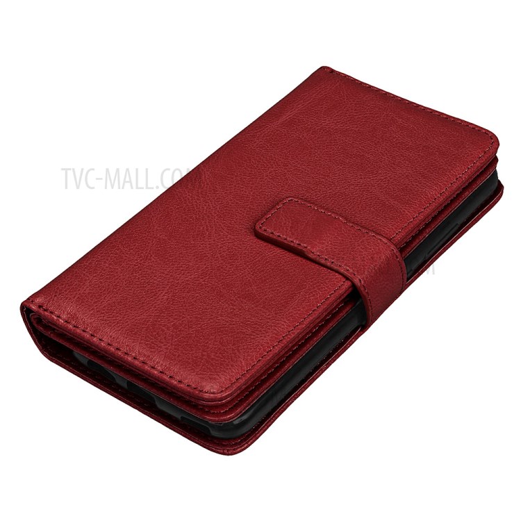 Case Huawei P10 Plus / Pre-order * เคสกระเป๋าสตางค์ผิวหนังม้า พร้อมช่องเสียบการ์ด 9 ใบ *