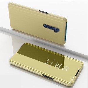 Case OPPO Reno 2 / พรีออเดอร์ * เคสปกกระจกผิวดูหน้าต่างซองหนัง ทำจากวัสดุหนัง PC + PU *