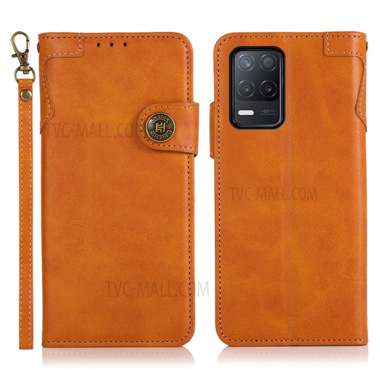 Case Realme 8 5G # Pre-Order * KHAZNEH ซองใส่กระเป๋าสตางค์หนังกันกระแทกพร้อมสายคล้องมือ *