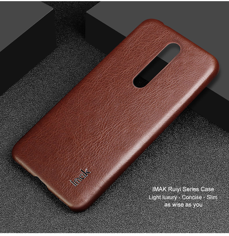 Case Nokia 6.1 Plus / Pre-order * IMAK Ruiyi เคสผิว PC รูปลักษณ์เรียบง่าย แต่คลาสสิก *