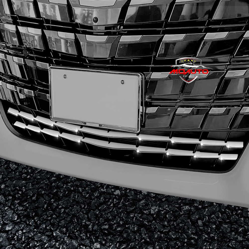 คิ้วกันชนหน้าล่างสแตนเลท ALPHARD 40