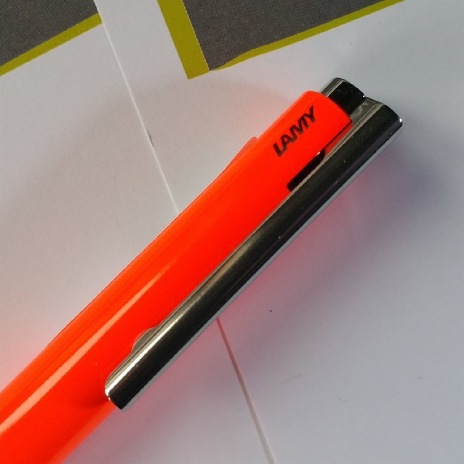 LAMY logo m+ laser orange ballpoint pen 2018 limited edition
