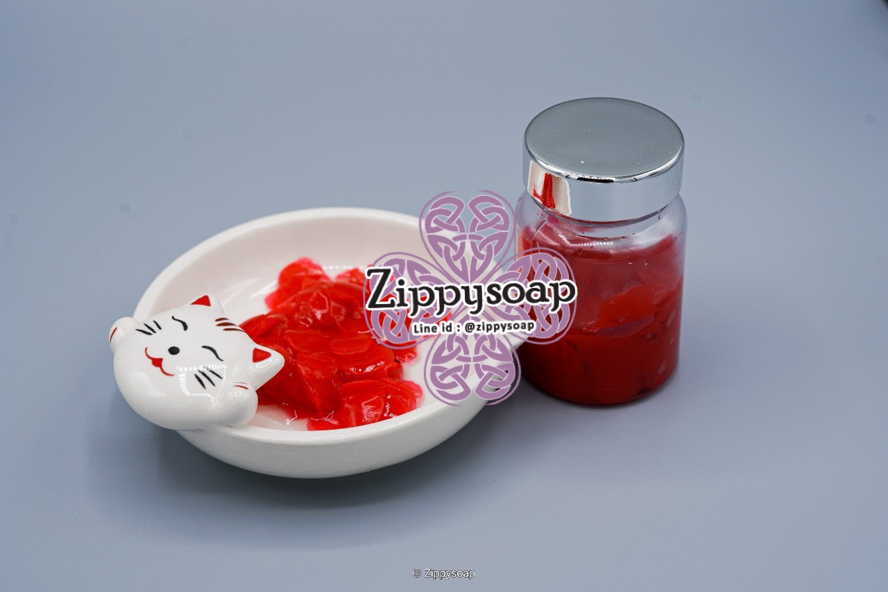 บีดส์ กลีบดอกกุหลาบสีแดง Red rose petals 50g