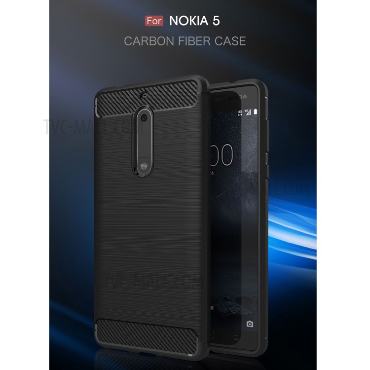 Case Nokia 5 / Pre-order * คาร์บอนไฟเบอร์ Brushed TPU *