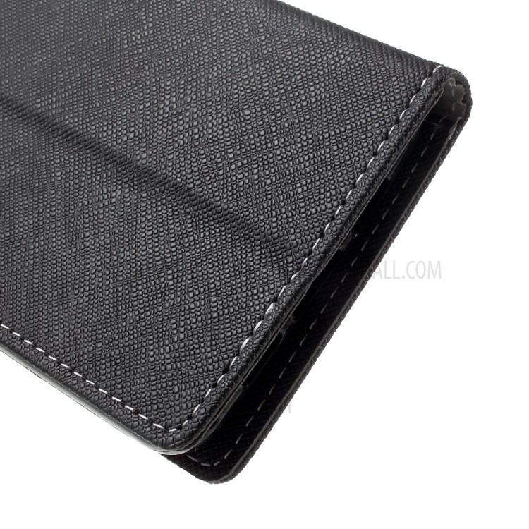 Case Lenovo Vibe P2 / Pre-order * กระเป๋าสตางค์ขาตั้ง Cross Texture ปกหนัง Folio *