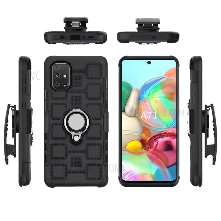 Case Samsung Galaxy A71 / Pre-order * เคส TPU + PC ไฮบริดพร้อมขาตั้งที่วางแหวน *