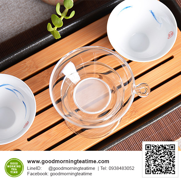 ที่กรองชาแก้วใส Glass Tea Infuser