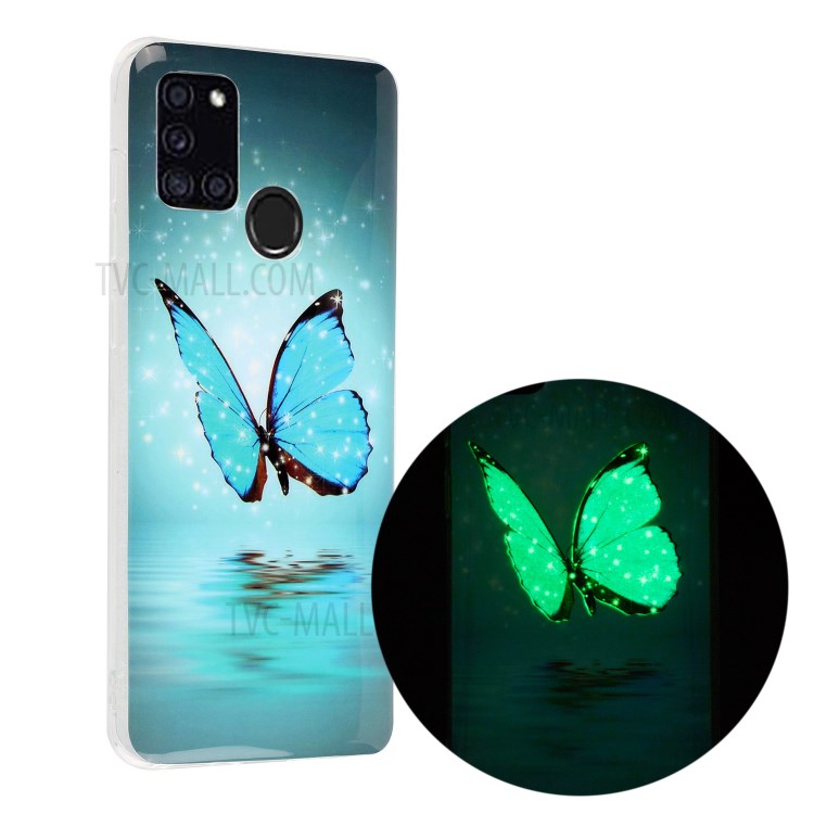 Case Samsung Galaxy A21s / Pre-order * เคสหลัง Noctilucent IMD TPU การออกแบบรูปแบบการพิมพ์ที่มีสไตล์ เอฟเฟกต์การส่องสว่างพิเศษเคสจะเรืองแสงในที่มืด *