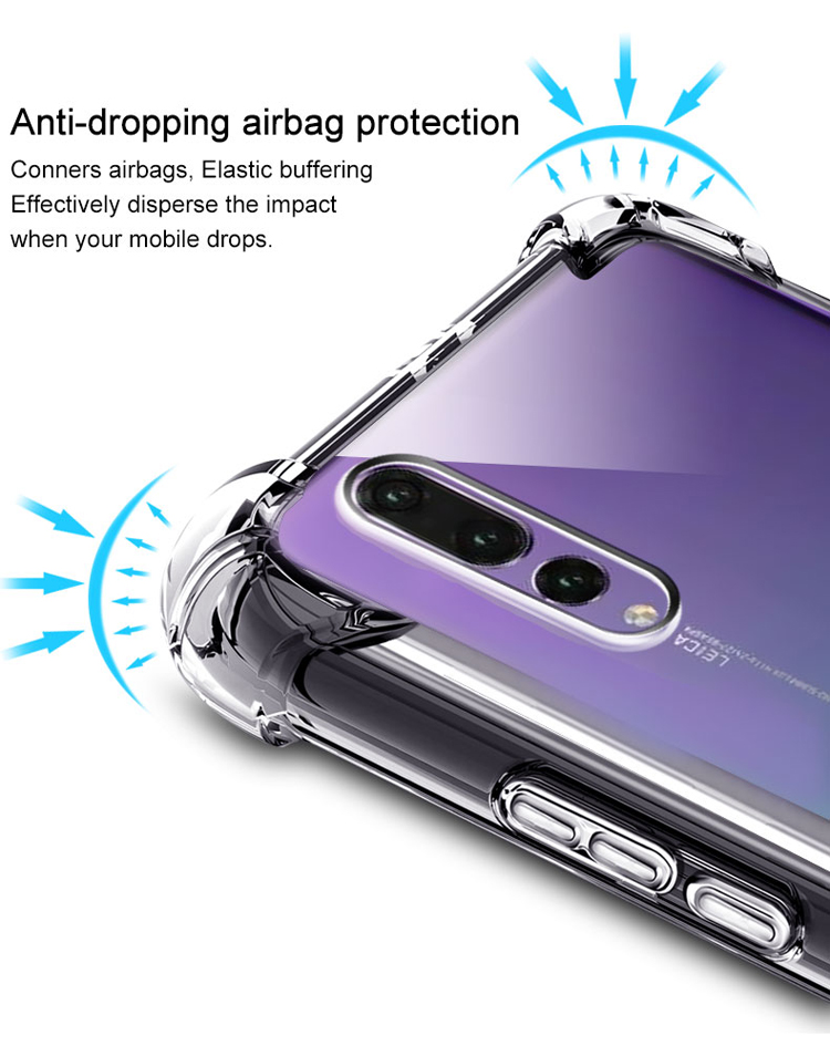 Case Huawei P20 Pro # Pre-order * IMAK กันกระแทก 4 มุม TPU Case + Screen Protector ฟิล์ม *