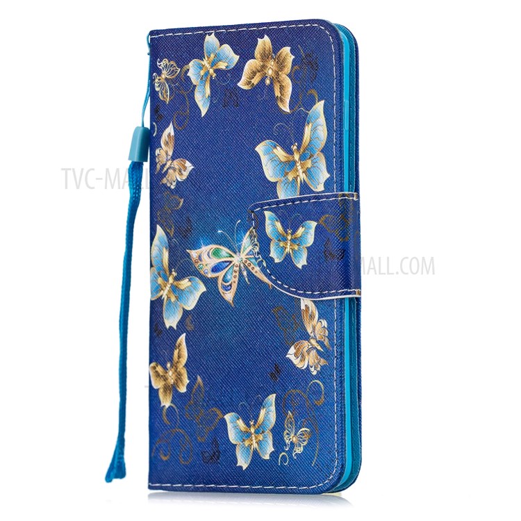 Case Samsung Galaxy S10 / Pre-Order * กระเป๋าสตางค์พิมพ์รูปแบบยืน เคสที่มีสายคล้องมือ *