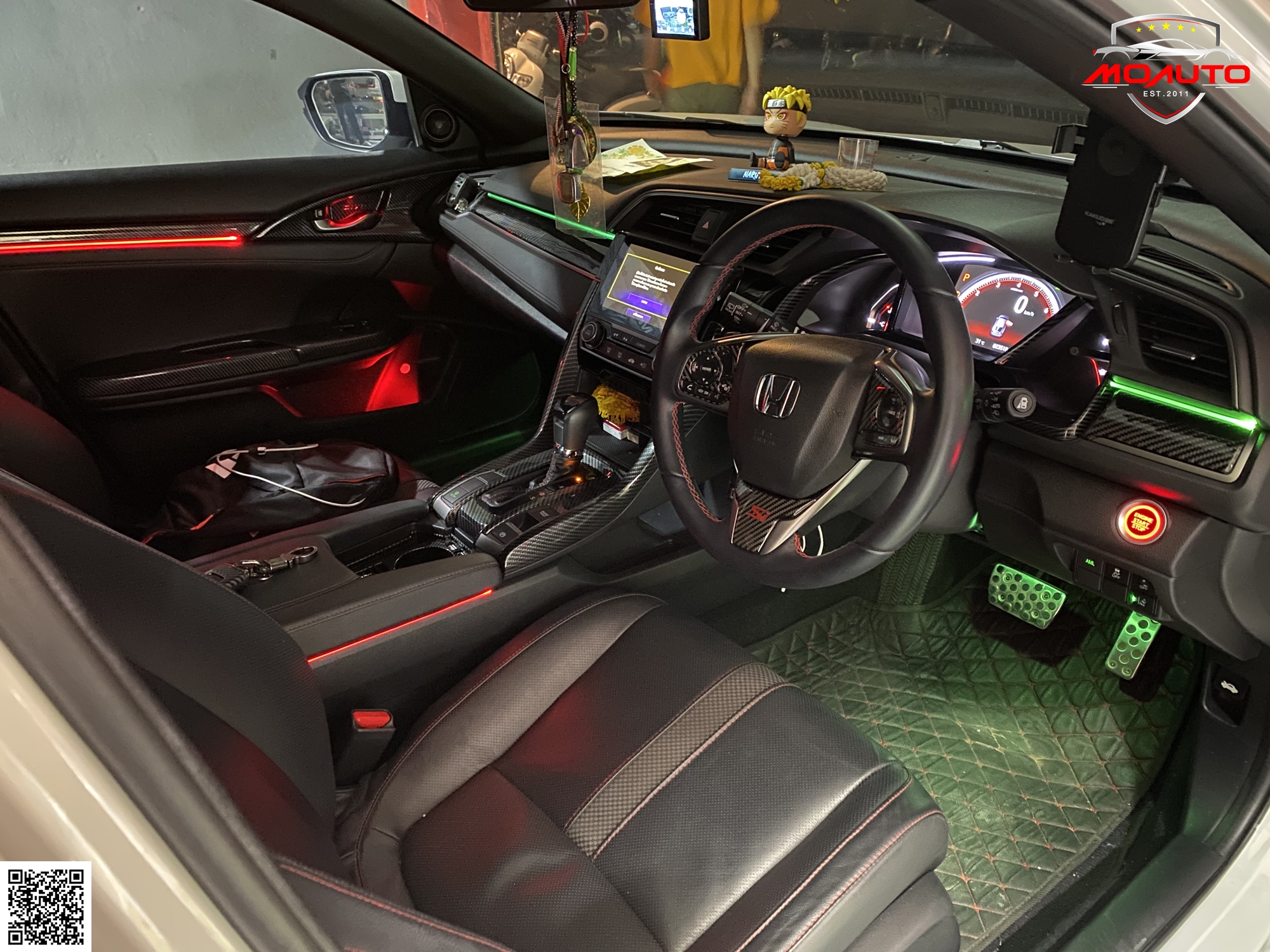 ไฟ Ambient light ตรงรุ่น V1 CIVIC FC / FK