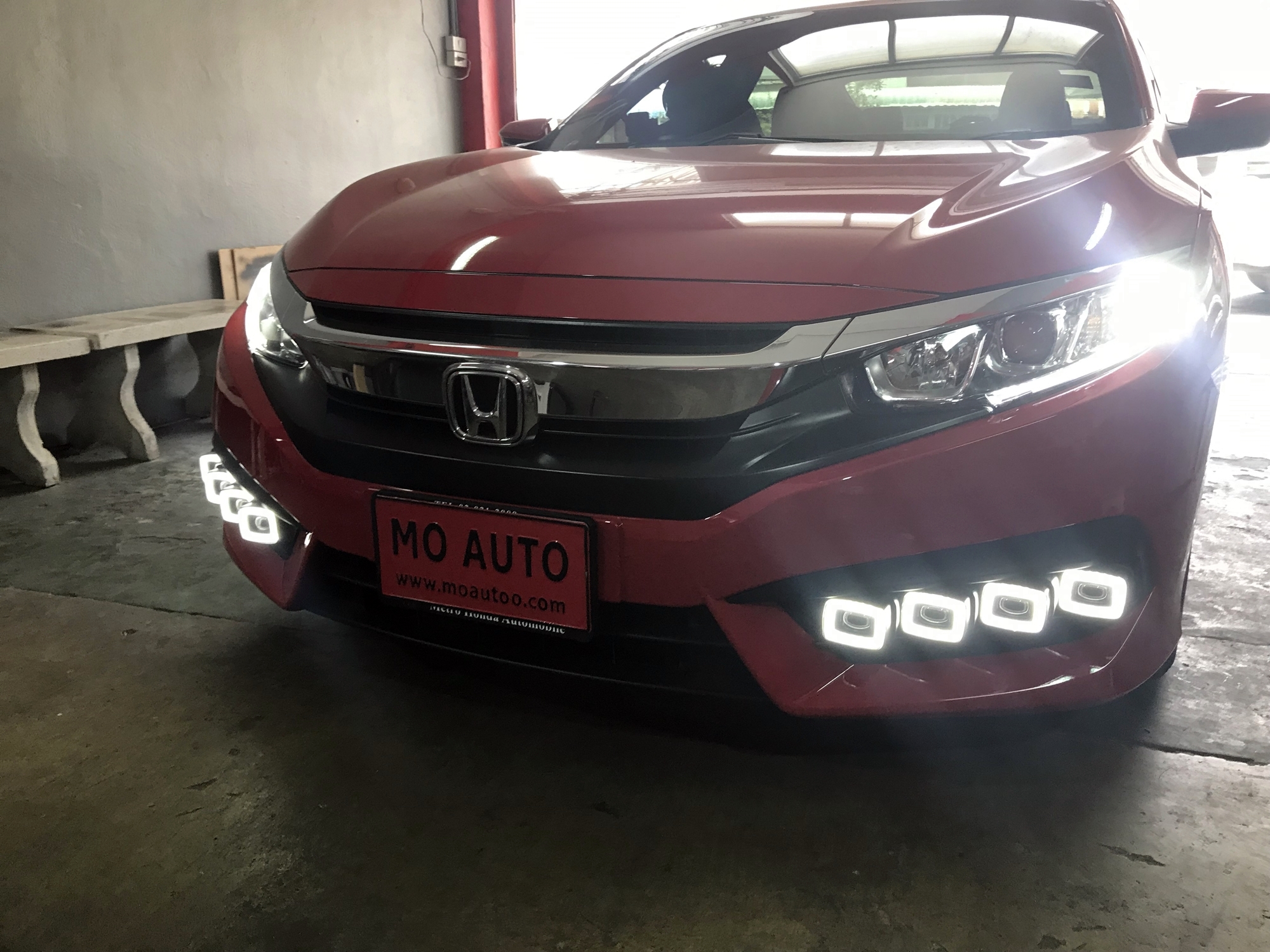 ไฟ Daylight CIVIC FC ทรง DUCATI STYLE 2016-2018