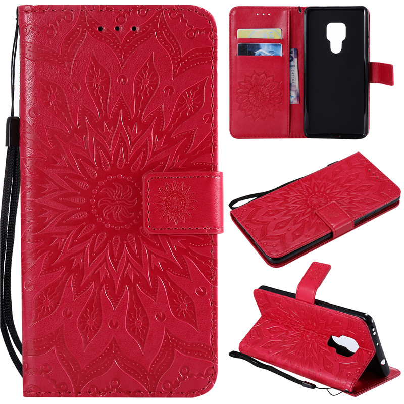 Case Huawei Mate 20 X / Pre-order * * เคสกระเป๋าสตางค์ พิมพ์ลายดอกไม้ 3 D *