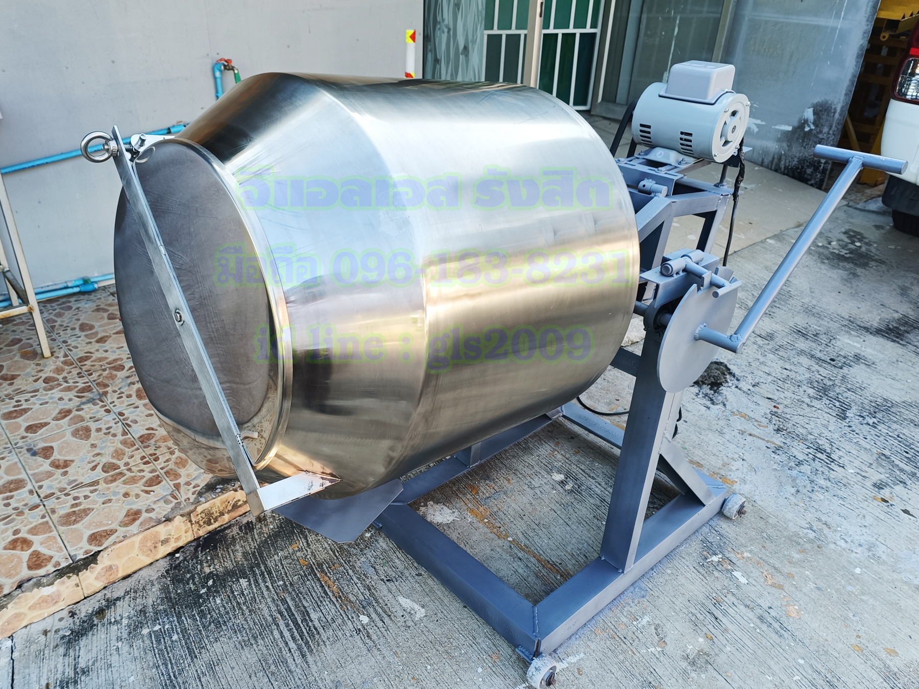 เครื่องคั่วพริก7-10กิโลกรัม ขนาด25X28นิ้ว