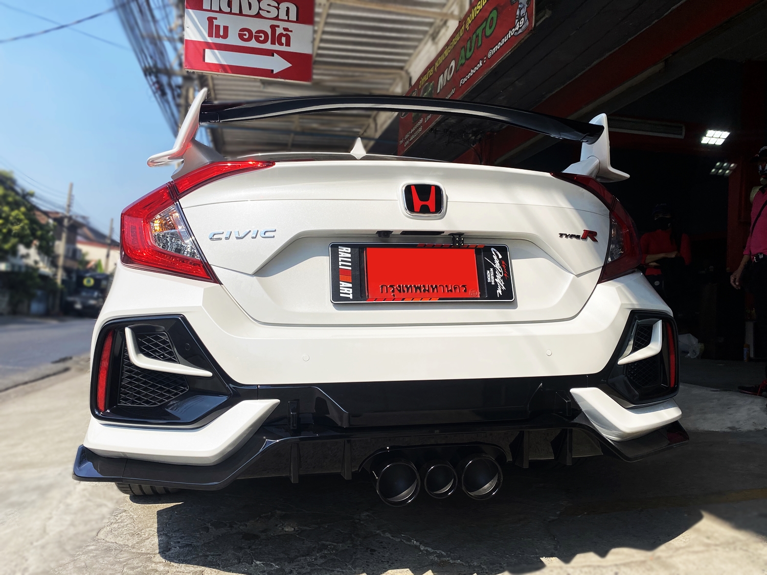 ชุดแต่ง TYPE-R สำหรับ CIVIC FC 2016-2021 (แบบเปลี่ยนกันชน)