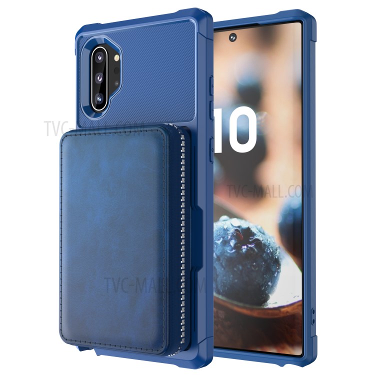 Case Samsung Galaxy Note 10 Plus / Note 10 Plus 5G # Pre-Order * 2 in 1: กระเป๋าสตางค์ซิปหนัง PU และซองหนัง *