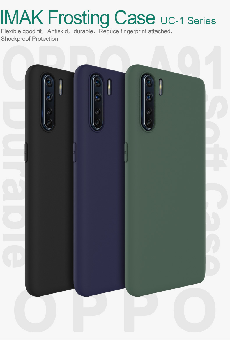 Case OPPO A91 / Pre-order * IMAK UC-1 Series Matte TPU แบบยืดหยุ่น *