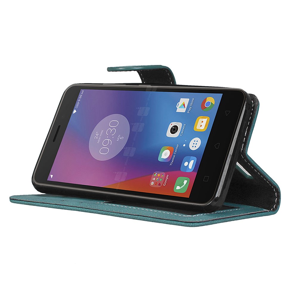 Case Lenovo A6600 / Pre-order * หรูหรา Retro ยืนถือกระเป๋าสตางค์หนัง PU ปกหนัง *