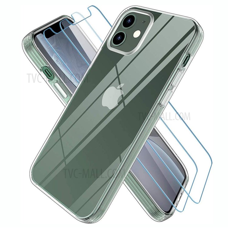 Case iPhone 12 / 12 Pro / Pre-Order * เคสโทรศัพท์ TPU พร้อมกระจกนิรภัยป้องกันหน้าจอ *