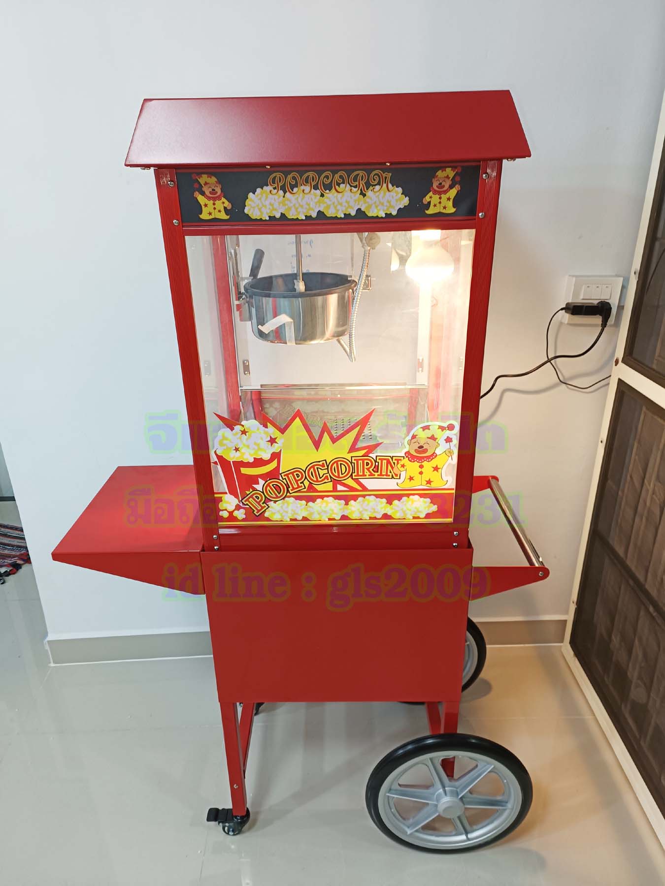 รถตู้ป๊อปคอร์นไฟฟ้าเกรดเอ