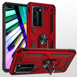 Case Huawei P40 Pro / Pre-order * เคส TPU Combo Combo แหวนเกราะขาตั้ง *