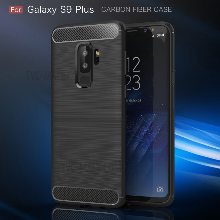 Case Samsung Galaxy S9 Plus # Pre-Order * เคส TPU เจลคาร์บอนไฟเบอร์ ทำจากวัสดุ TPU คุณภาพสูงปลอดสารพิษและทนทาน *