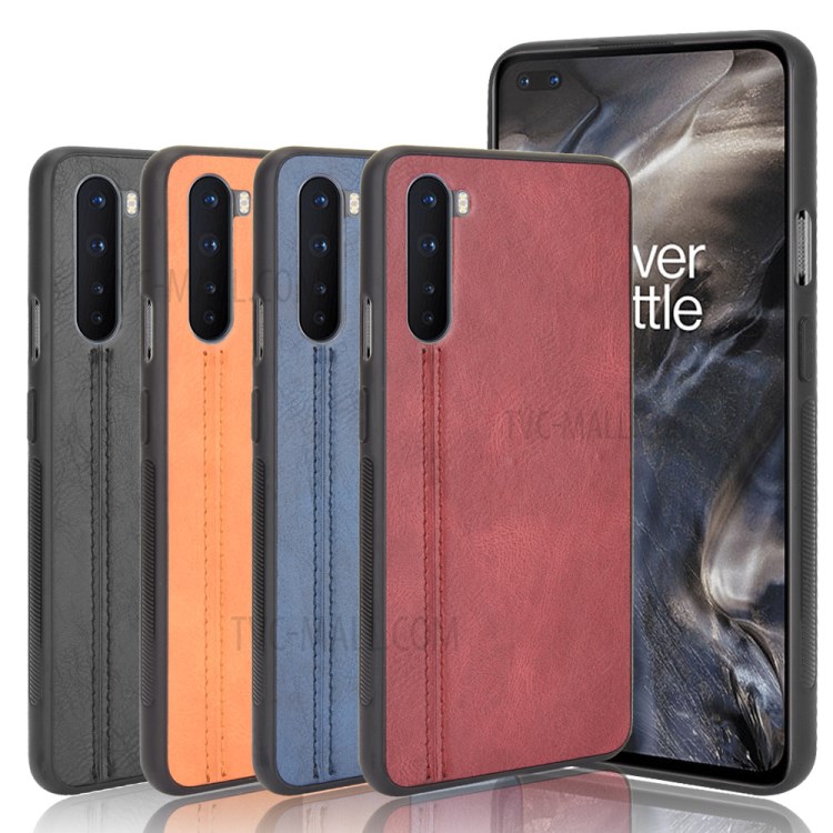 Case OnePlus Nord 5G / Pre-order * เคส PC + TPU เคลือบหนัง PU ดีไซน์ลายเส้นเย็บสองชั้นอันเป็นเอกลักษณ์ *