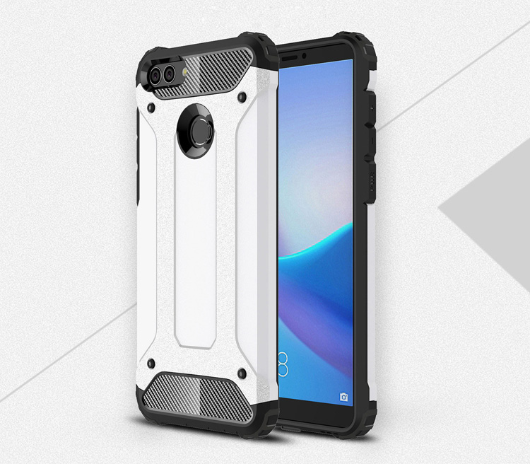 Case Huawei Y9 2018 / Pre-order * Combo แบบทนทาน พลาสติกไฮบริดและวัสดุ TPU, การป้องกัน 2 ชั้น *