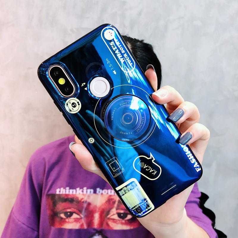 Case Huawei Y9 2018 / Pre-order * เคส blueray กล้องโทรศัพท์ + ขาตั้ง *