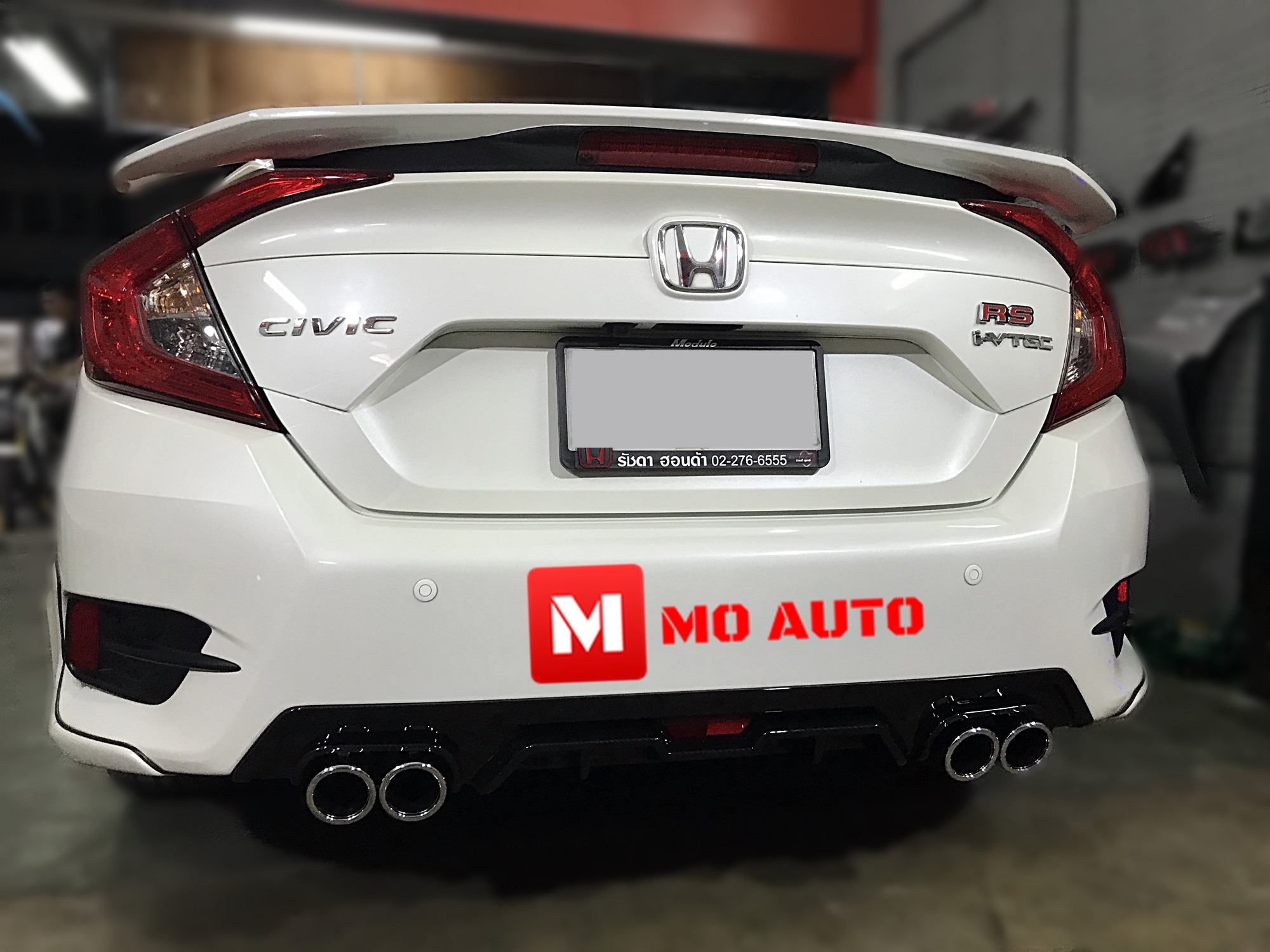 Diffuser ทรง Sport พร้อมปลายท่อหลอก CIVIC FC 2016-2021