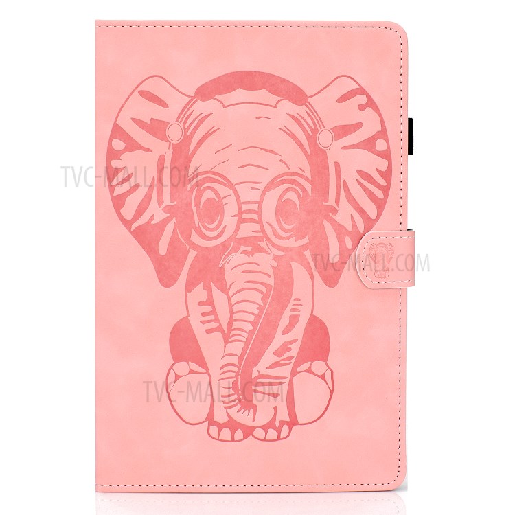 Case Samsung Galaxy Tab S6 Lite / Pre-Order * เคสลายประทับช้างการ์ดสล็อตยืนซองหนังตราตรึงใจด้วยรูปแบบช้างปรับแต่งอุปกรณ์ มีช่องเสียบการ์ดเพื่อถือบัตรของคุณ *