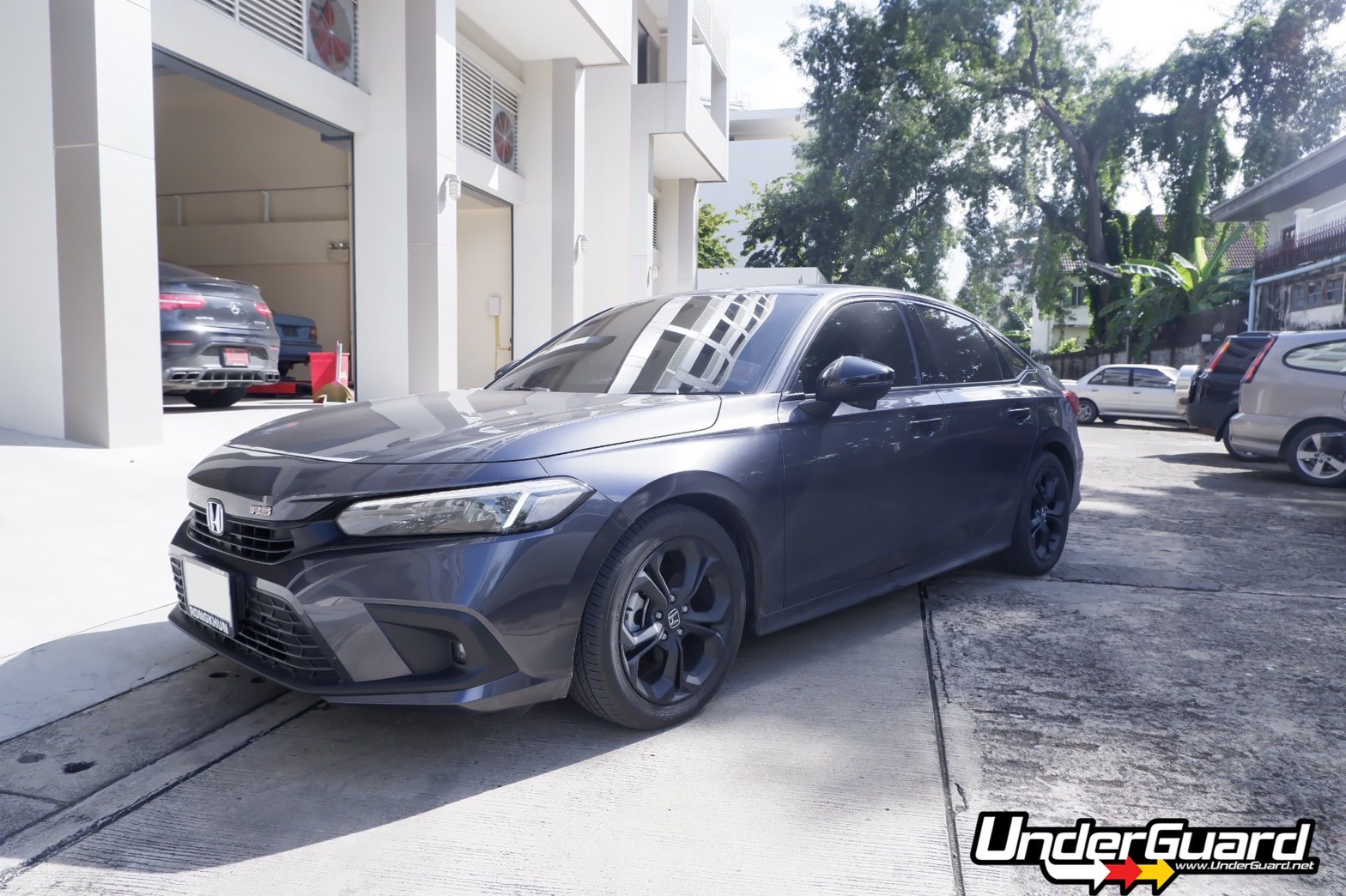 แผ่นปิดกันกระแทกใต้ห้องเครื่อง อันเดอร์การ์ด ( UnderGuard ) CIVIC FE