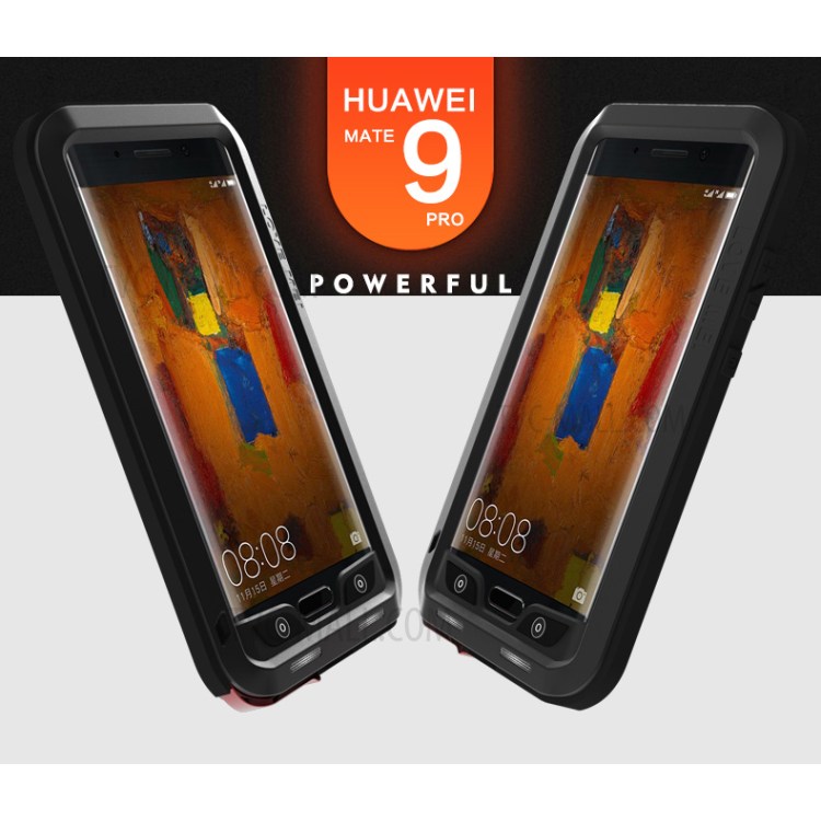 Case Huawei Mate 9 Pro / Pre-order * LOVE MEI วัสดุ: โลหะ + ซิลิโคน + กระจก *