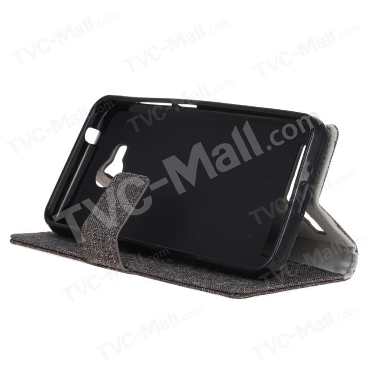 Case Huawei Y3ii / Pre-order * เคสปกหนังผ้าลินิน *