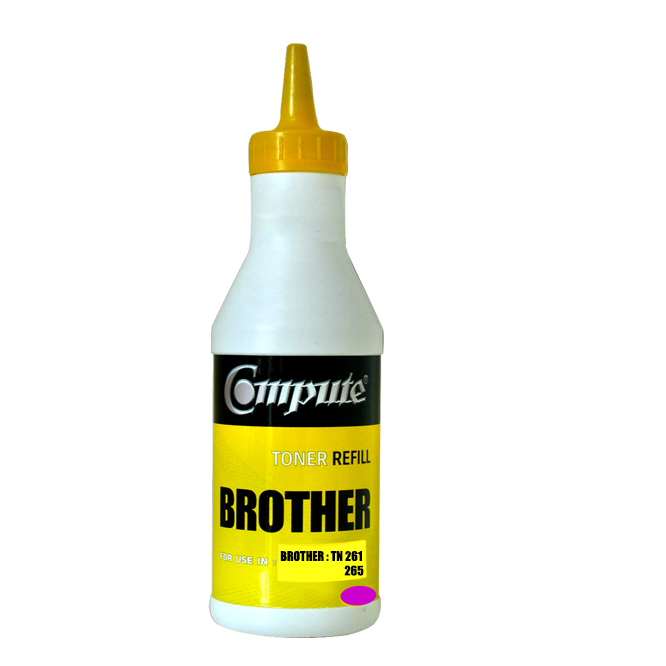 ผงหมึกเติม BROTHER TN261/TN265M คอมพิวท์ Refill Toner (Magenta)