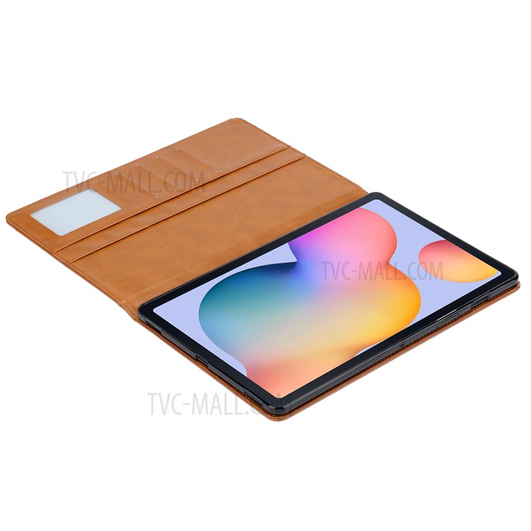 Case Samsung Galaxy Tab A7 (2020)/ Pre-Order * เคสแท็บเล็ตหนัง PU ดูดซับอัตโนมัติ ปกหนัง PU นุ่มสบายมือ *