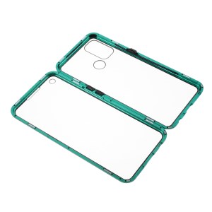 Case OPPO A53 (2020) # Pre-Order * เคสกระจกนิรภัยสองด้าน + เคสโทรศัพท์กรอบโลหะแม่เหล็กเต็มรูปแบบ *