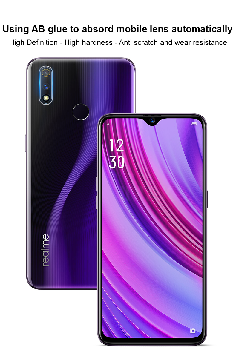 ฟิล์มเลนส์กล้องหลัง OPPO Realme 3 Pro / Pre-Order * IMAK 2 ชิ้น ฟิล์มเลนส์แก้วความละเอียดสูง *