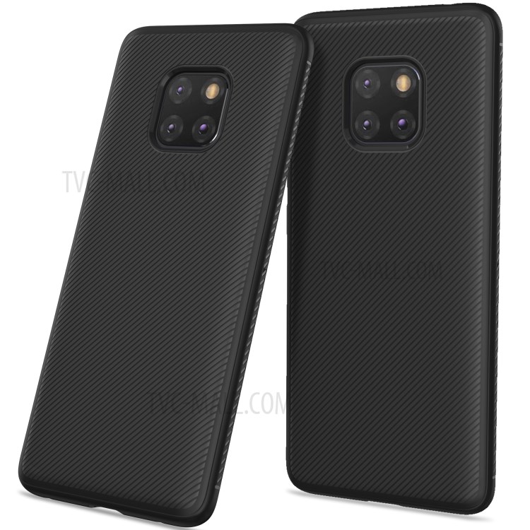 Case Huawei Mate 20 Pro / Pre-order * เคส TPU พื้นผิวทแยง, กันลื่น, ป้องกันลายนิ้วมือและป้องกันรอยขีดข่วน *