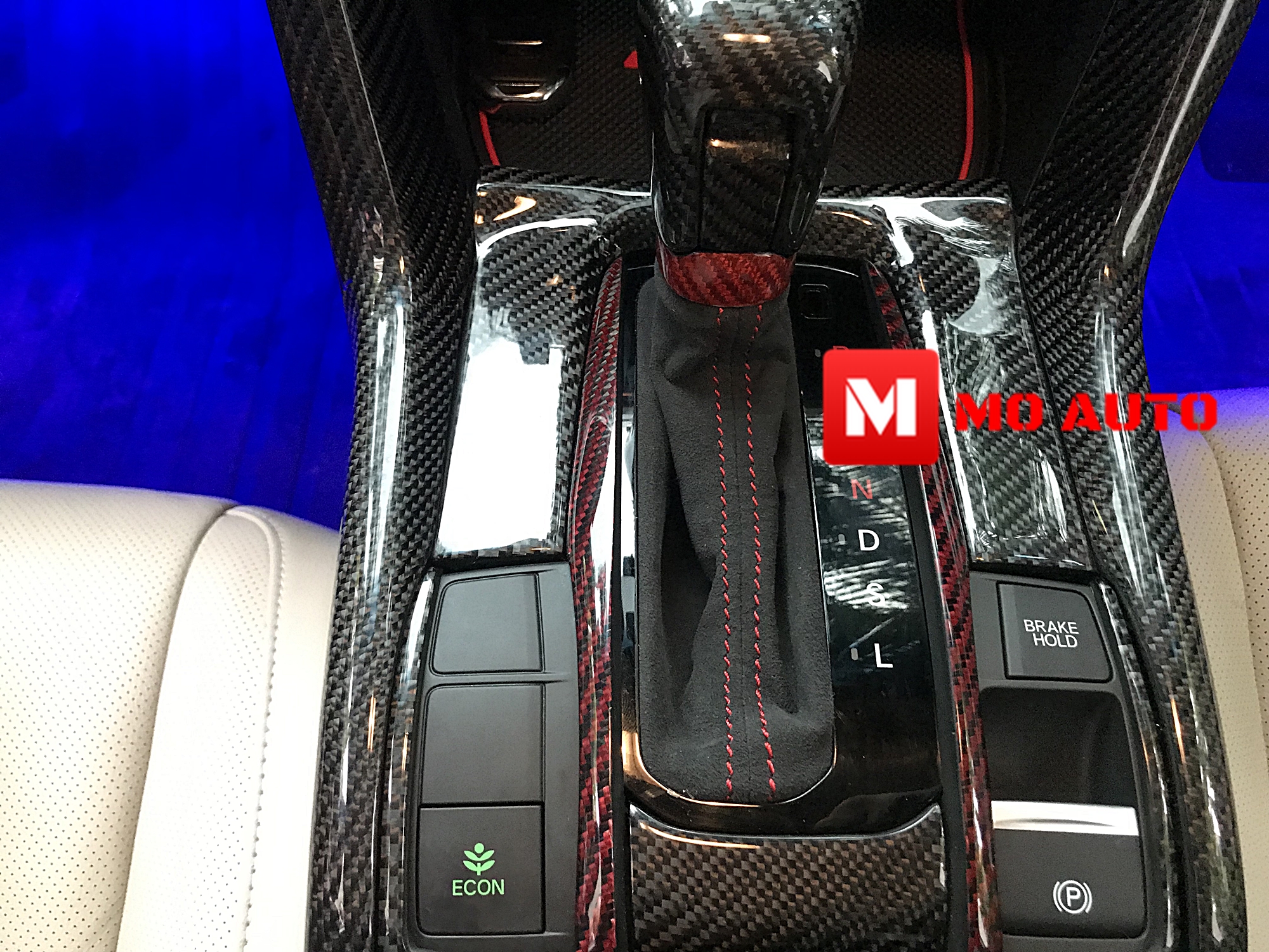 ชุดครอบคอนโซลเกียร์ CARBON แท้ CIVIC FC / FK 2016-2021