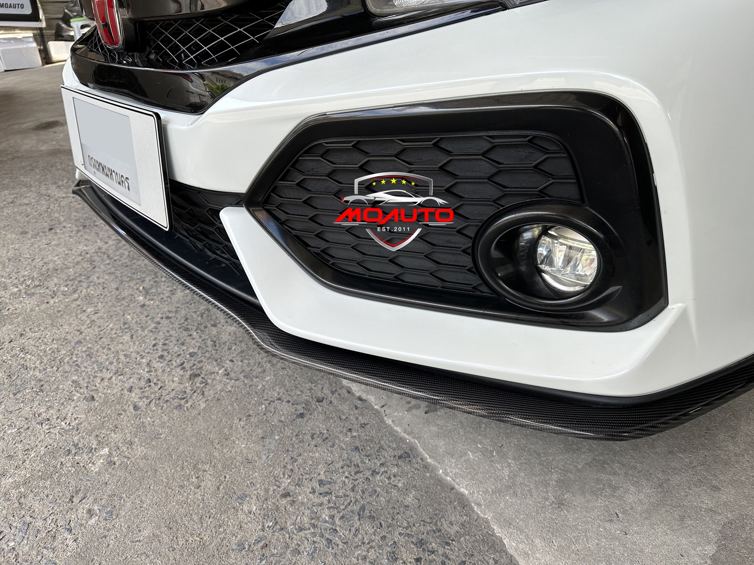 ลิ้นหน้าคาร์บอนแท้ HATCHBACK FK 2016-2018