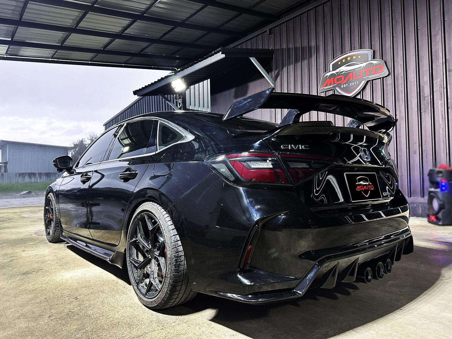 Wing ดำเงา ทรง MP CIVIC FE