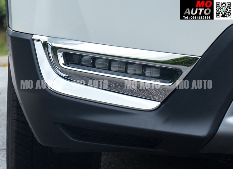 ครอบไฟตัดหมอกโครเมียม เครื่องเบนซิน CR-V G5