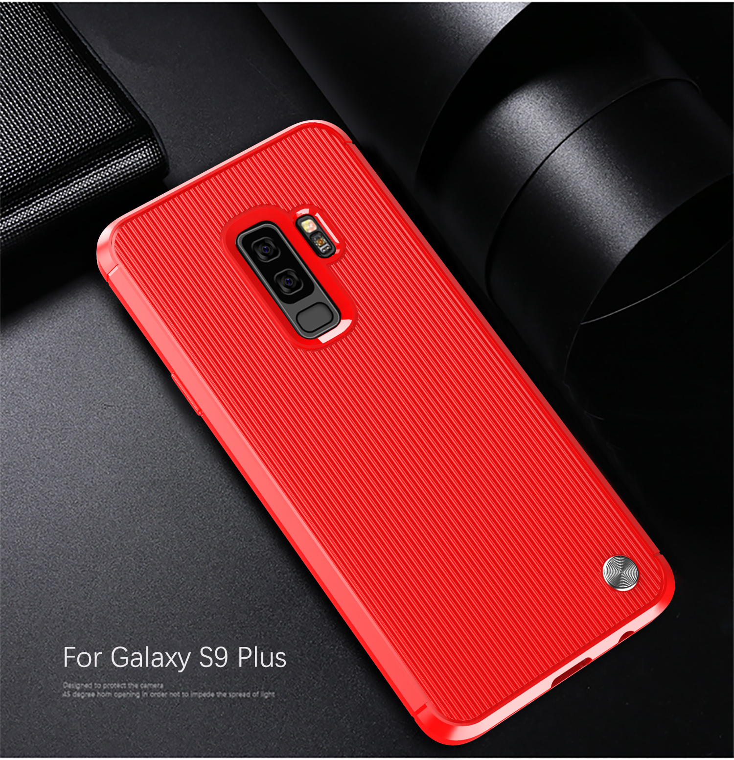 Case Samsung Galaxy S9 Plus / Pre-Order * เคส TPU Stripe Texture ยืดหยุ่นและทนทานต่อการใช้งาน ลายเนื้อกันลื่น *