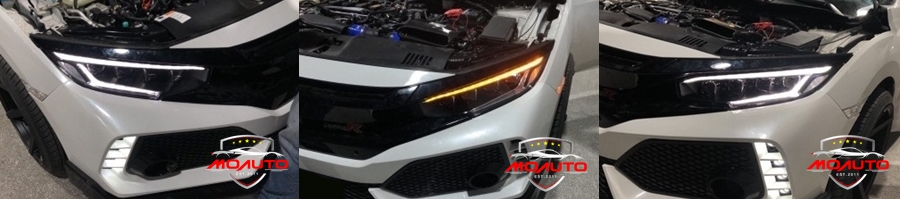 โคมไฟหน้า LED ทรง M SPORT CIVIC FC / FK 2016 - 2021