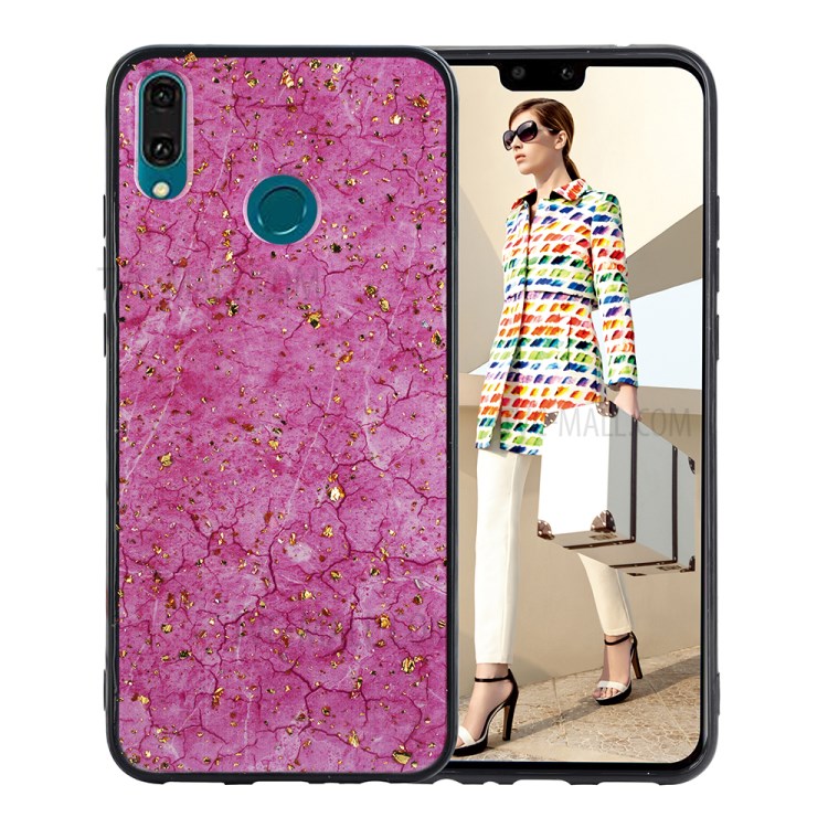 Case Huawei Y9 2019 / Pre-orde * เคสเคลือบปั๊มทองคำเลอค่าหรูหรา วัสดุ TPU อ่อนนุ่มยืดหยุ่นและทนทาน *