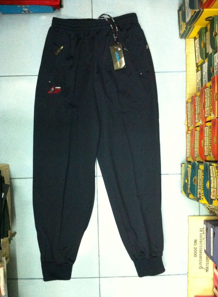 BCS กางเกงวอร์มสีล้วน อย่างหนา