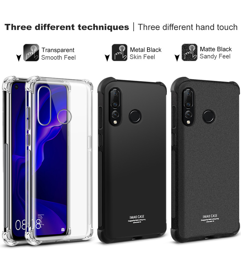 Case Huawei Nova 4 / Pre-Order * IMAK Silky Anti-drop Soft TPU กันกระแทก 4 มุม + ฟิล์มป้องกันหน้าจอ *