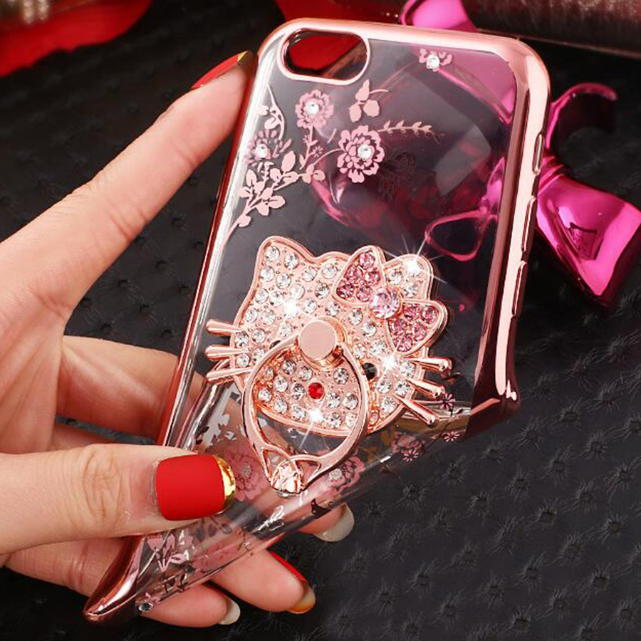 Case Huawei P9 Plus / Pre-order * เคสหรูหราเทคนิคการชุบทอง TPU ซิลิโคนอ่อนนุ่ม + แหวน *