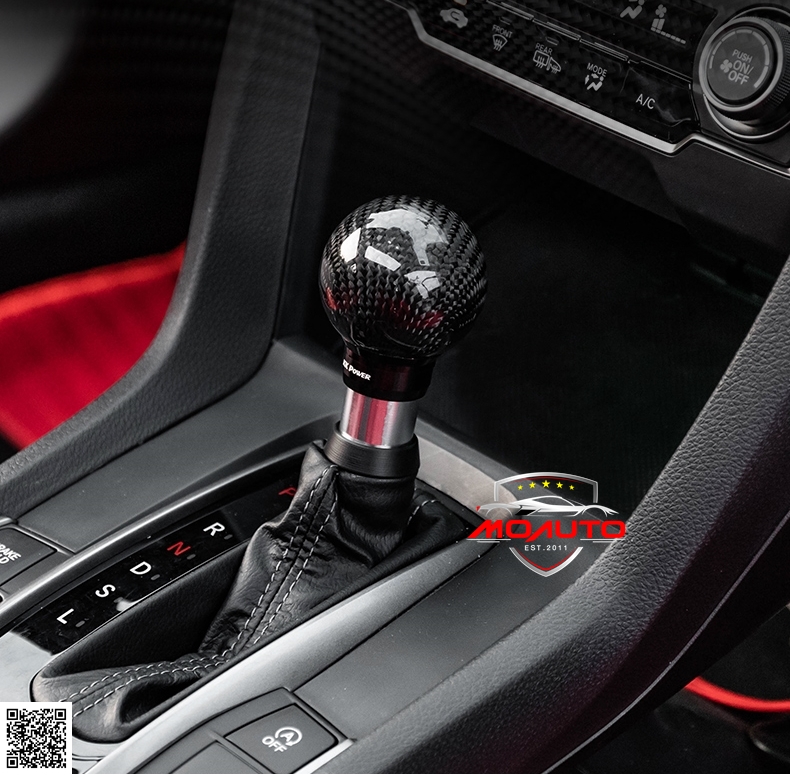 หัวเกียร์ทรงกลมคาร์บอนแท้ CIVIC FC / FK